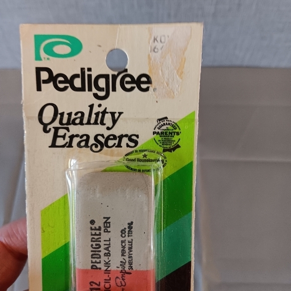 Pedigree Ink And Pencil Eraser VTG 1974 GOOD HOUSEKEEPING SEAL Empire Company - Picture 3 of 5